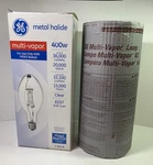 Ge 400W Multi-vapor Bulb 36,000 Lumens 4000K Type ED37 E39 Base MVR400/U/LTP. Fixed Price $12.00.