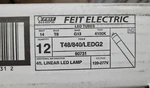 Feit Electric T48/840/LEDG2 4FT Linear Lamp 4100K Cool White 12-PACK. Fixed Price $50.99.