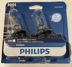 Philips 9005 Vision Upgrade 30% More Bright Headlight Bulb (pack Of 2). Fixed Price $19.00.