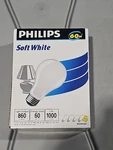New Philips Soft White 60W Light Bulbs 120V A19 4PK Old Style Glass Non Led!. Fixed Price $29.99.