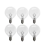 Haraqi 6 Pack Scentsy Wax Warmer Globe Bulbs G50 E12 Base 25 Watt. Fixed Price $12.00.