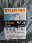 Sylvania Halogen 50PAR20/CAP Indoor/outdoor Light Bulbs Capsylite. Fixed Price $14.00.