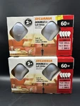 8 Pack Sylvania 60W Soft White Double Life Light Bulbs A19 Nos Htf. Fixed Price $41.99.