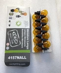Cec Industries #4157NALL (amber) Miniature Lamps/bulbs (box Of 10). Fixed Price $26.25.