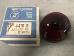 Vintage Westinghouse Philips 4416 - Auto Spot Red 12 Volt. Fixed Price $25.00.