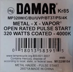 Damar MP320W/C/BU/UVP/BT37/PS/4K 26571A Pulse Start Watts 4000K. Fixed Price $49.99.