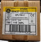 Studio Halogen Lamps-box Of 12-750W-115V-HPL750-C New. Fixed Price $174.99.