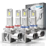 Techmax 9005 9006 Light Bulbs 6500K Xenon White HB3+HB4 18000 Rpm W/ Fan. Fixed Price $44.99.