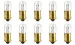 Cec Industries #47 Bulbs, 6.3 V, 0.945 W, BA9S Base, T-3.25 Shape (box Of 10). Fixed Price $8.60.