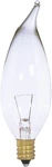 Candelabra Base Light Bulb Satco S3868 12V 25W CA10 Clear Lamp 4.25 Inch. Fixed Price $22.89.