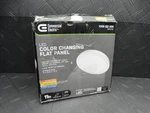 Commercial Electric 11IN. 12.5W Dimmable White Led 875 Lumens Ceiling Light. Fixed Price $18.99.