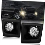 Fog Lights Compatible With 2014-2015 Gmc Sierra 1500 Halogen Bubls. Fixed Price $51.59.